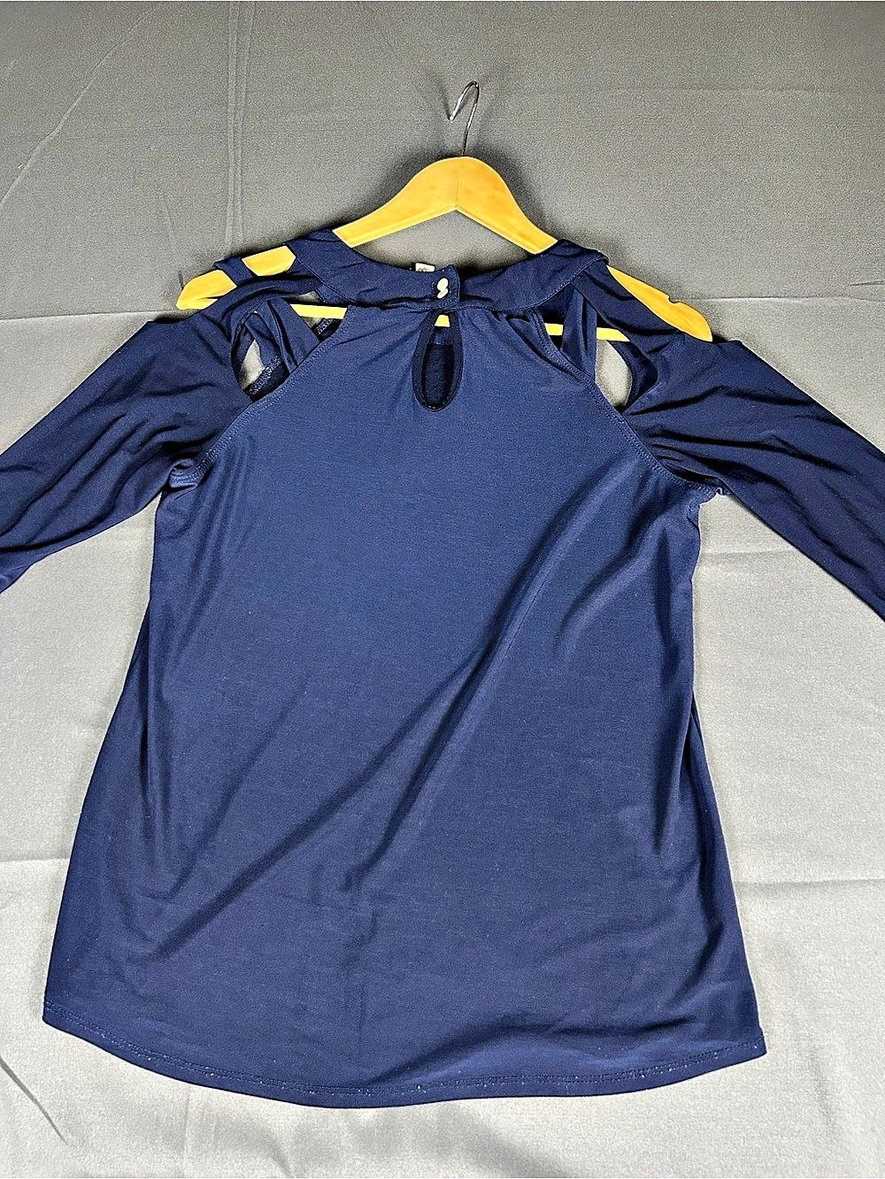 Spotted Zebra Women'Small Long Sleeve Tunic in Blue Size Small Like New